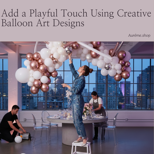 Add a Playful Touch Using Creative Balloon Art Designs