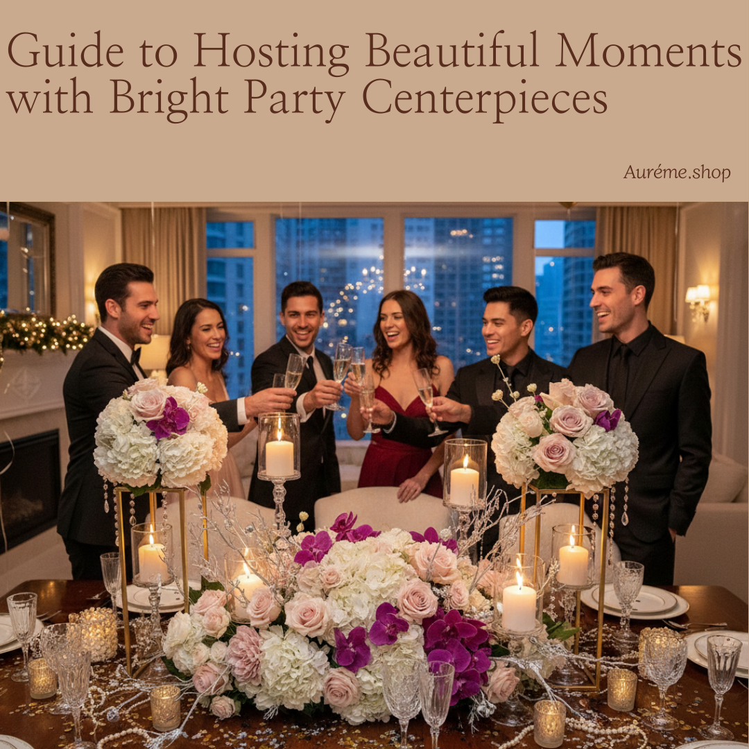 Guide to Hosting Beautiful Moments with Bright Party Centerpieces