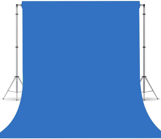 Royal Blue Backdrop, Photo Booth Portrait Photography Backdrops, Studio Blue Screen Backdrop for Photoshoot Streaming Video Shooting, Blue Photo Backdrop 5x7ft
