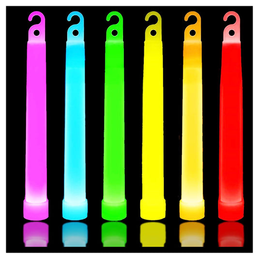 Glow Sticks in The Dark Party Supplies, 12 Hours Duration Emergency Glow Sticks Bulk Party Pack, Glow Party Supplies, Glow Sticks for Kids, Glow in The Dark Sticks Waterproof, Nontoxic
