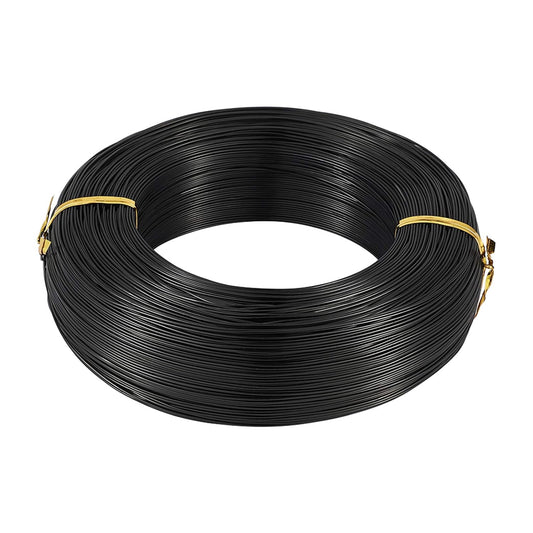 Fashewelry 984 Feet 0.8mm Black Aluminum Wire Bendable Metal Craft Wire String for Beading Sculpting Jewelry Making