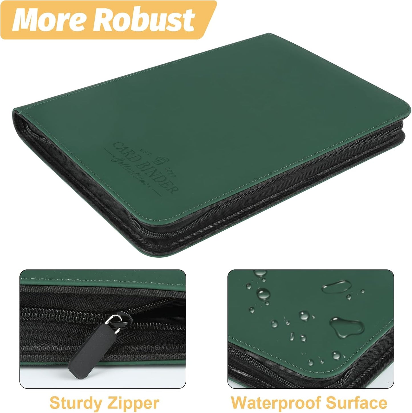 Trading Card Binder, Card Collection Binder Album Folder with 540 Side Loading Pockets, 9 Pocket Trading Card Album Folder for TGC,MTG, Baseball Cards, Yugioh