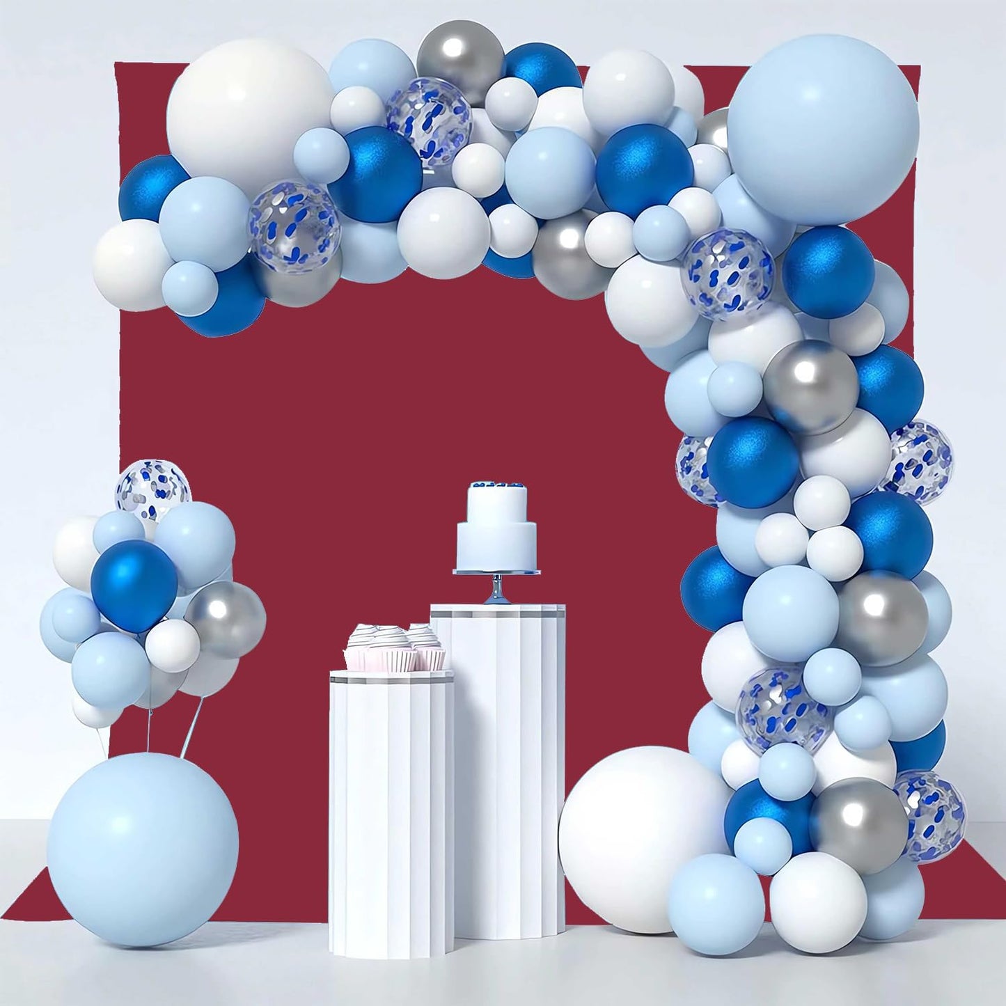 Wine Red Photography Backdrop for Photoshoot, Photo Backdrop Curtain, Perfect Wine Red Backdrops for Party Portrait Photoshoots Video Studio 10FTx20FT